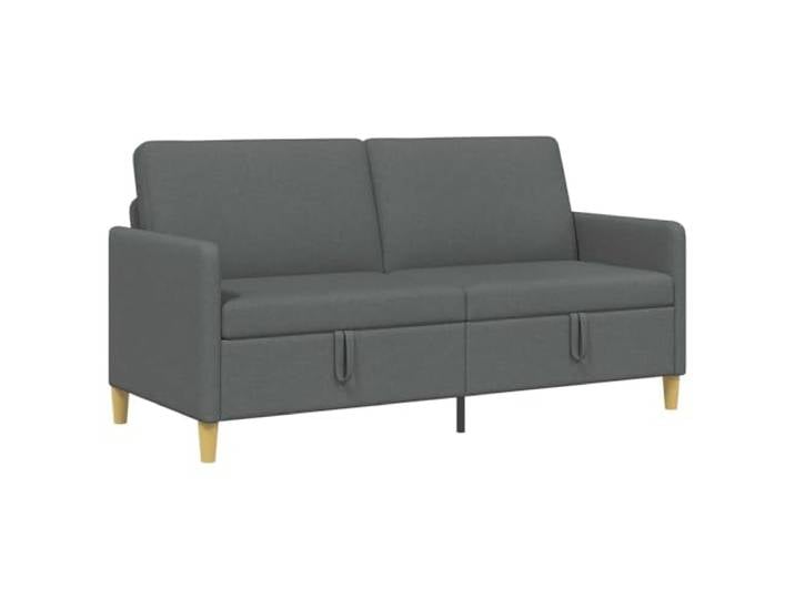 VIHHQGC Sofa mit Stauraum Dunkelgrau 172 cm Polyester Abnehmbare Bezüge, Schaum-Faser-Kissen, Metallrahmen, Holzbeine, klappbar
