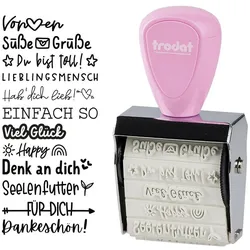 trodat Creative Mini Motivstempel Nette Botschaft