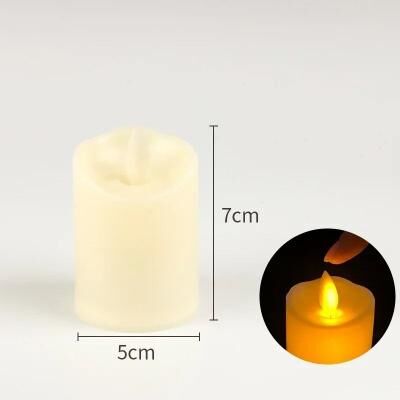 Uplifted Finds 1 To 10 Pcs Flameless LED Tea Light Candles Battery Flickering Lights For Christmas Wedding Party Decor 5cm 7cm 1 Pc