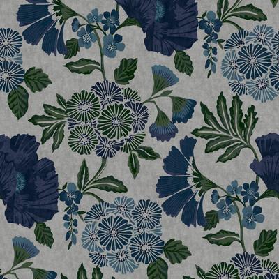 Vliestapete SUPERFRESCO EASY "Superfresco Easy Vliestapete Berkely Blau", blau, B:0,52m L:10,05m, Vlies, Tapeten, Superfresco Easy Vliestapete Berkely Blau
