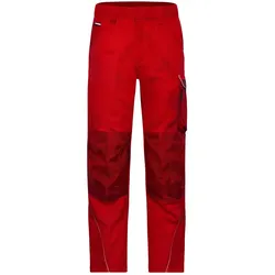 Funktionelle Arbeitshose "JN878" - 106 - red