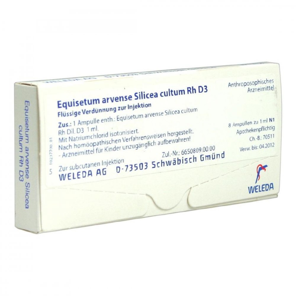 WELEDA AG Equisetum Arvense Silicea cultum D3 Ampullen 01626150