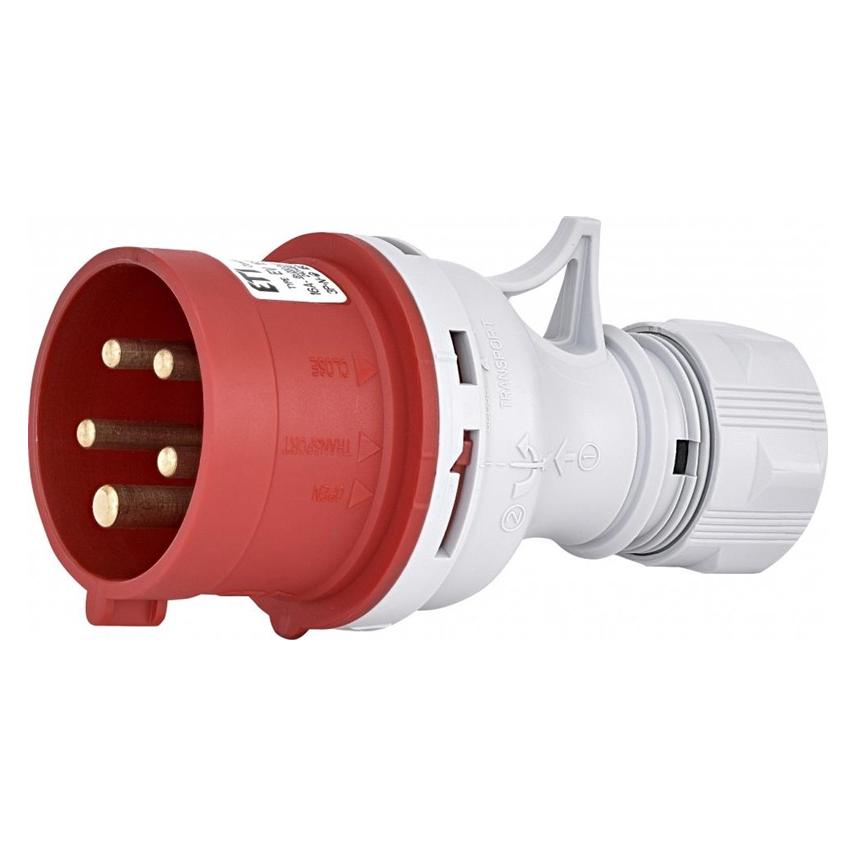 Eti EV 3253 32A. 400V. 3P+N+PE. KIŠTUKAS (IEC 60309) (004482021)