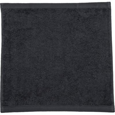 Seiftuch ROSS "Vita 4004", grau (graphit), B:30cm L:30cm, Frottier, Handtücher