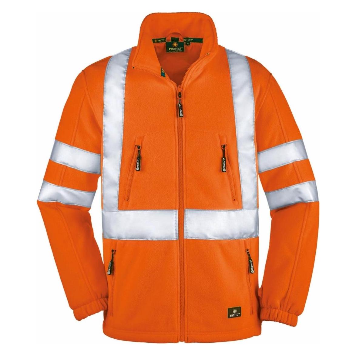 BIG Arbeitsschutz Warnschutz-Fleecejacke SEATTLE leuchtorange,Gr.3XL (3XL) (228247)