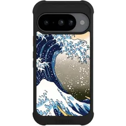 Nivocase Hülle für Google Pixel 10 Stossfeste Handyhülle NIVOmax Case Schwarz Katsushika Hokusai Kunst Die (Google Pixel 10), Smartphone Hülle, Schwarz