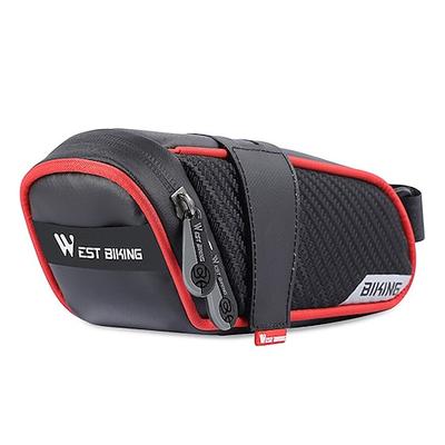 1.5 L Fahrrad Kofferraum Taschen tragbar Einfach zu installieren Fahrradtasche PU Tasche für das Rad Fahrradtasche Radsport triathlon