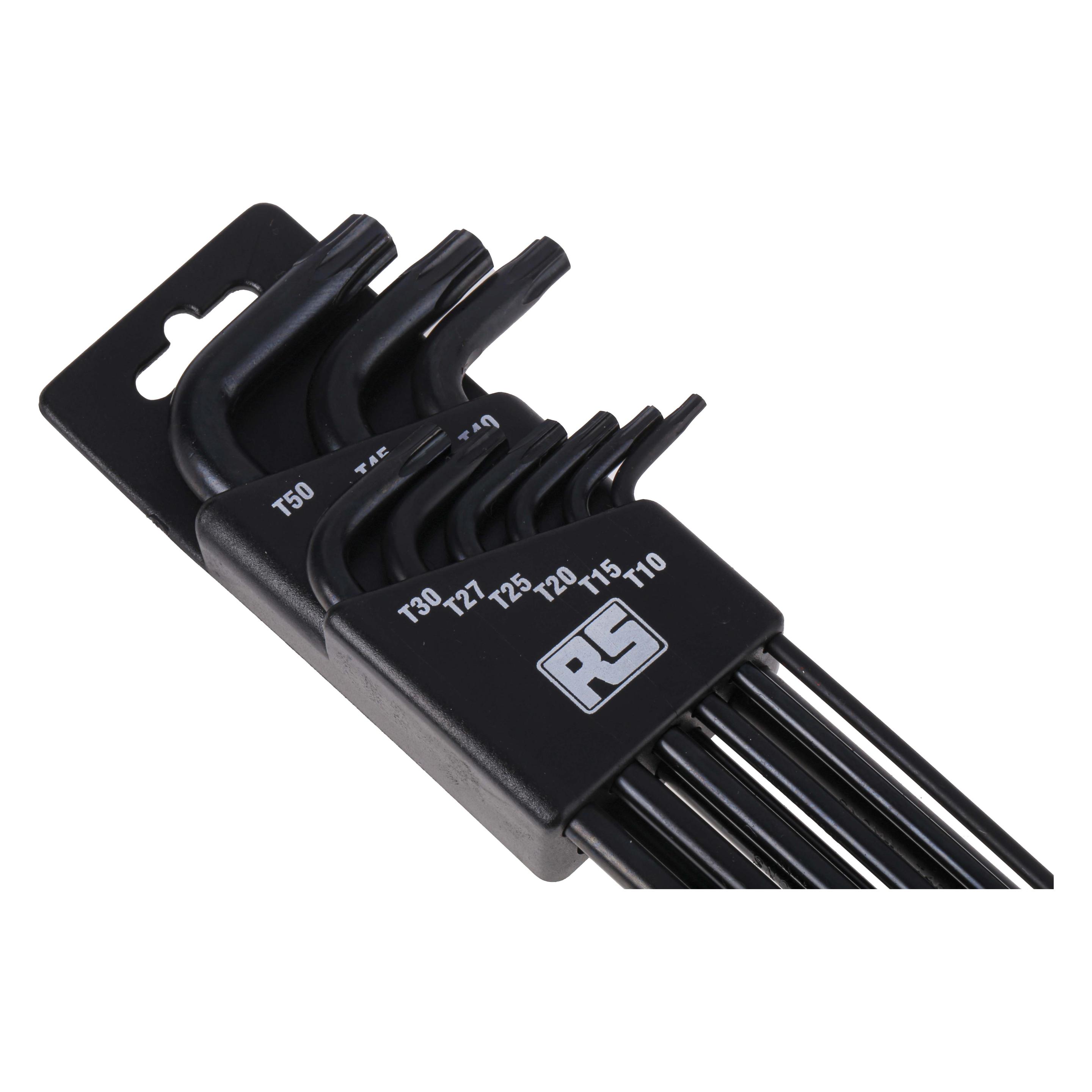 RS PRO Winkelschraubendreher Torx, 9-teilig (4518937)