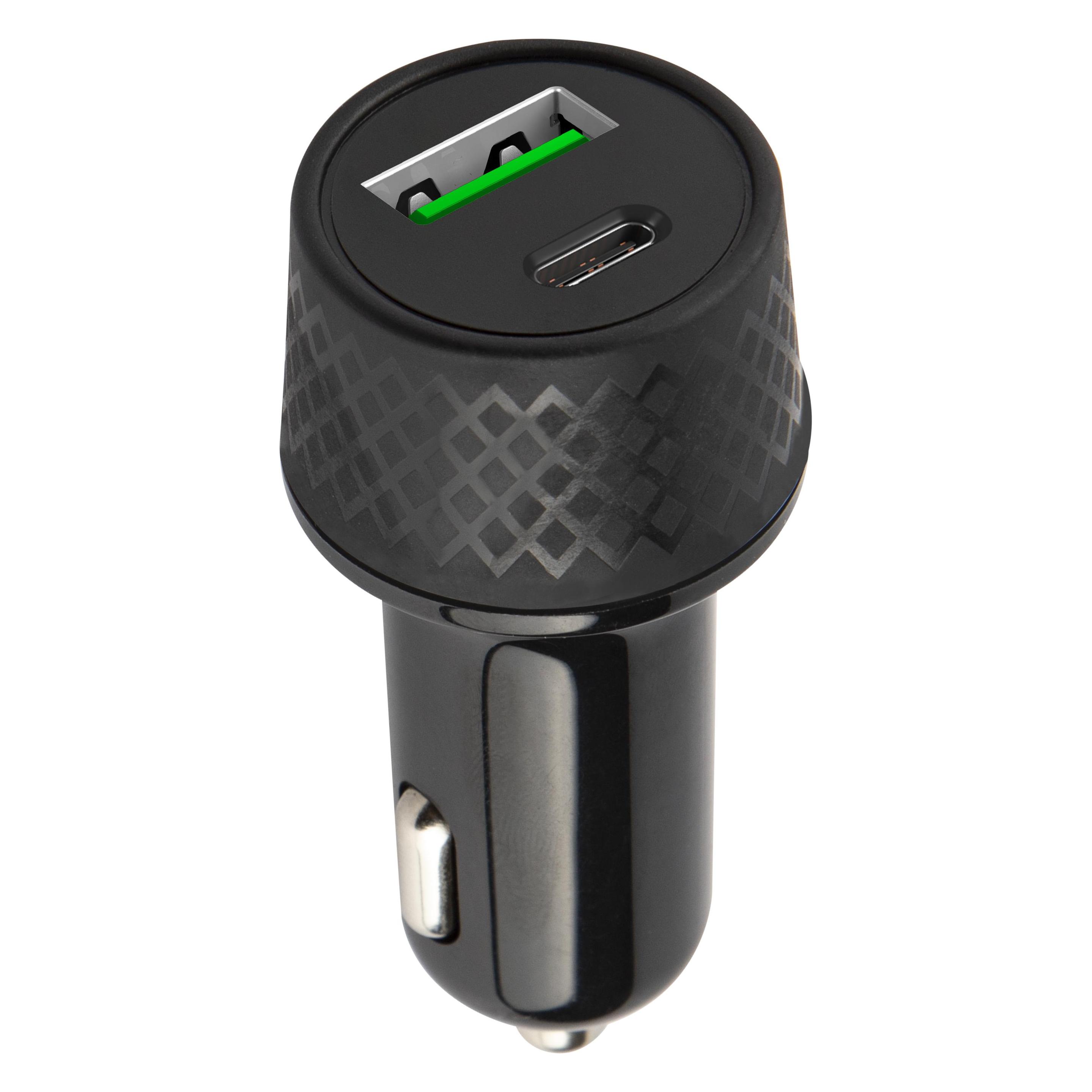 Forever Core Forever Autoladegerät 1xUSB 2,4A + 1xUSB-C PD 45W LA-04 schwarz (GSM113211)