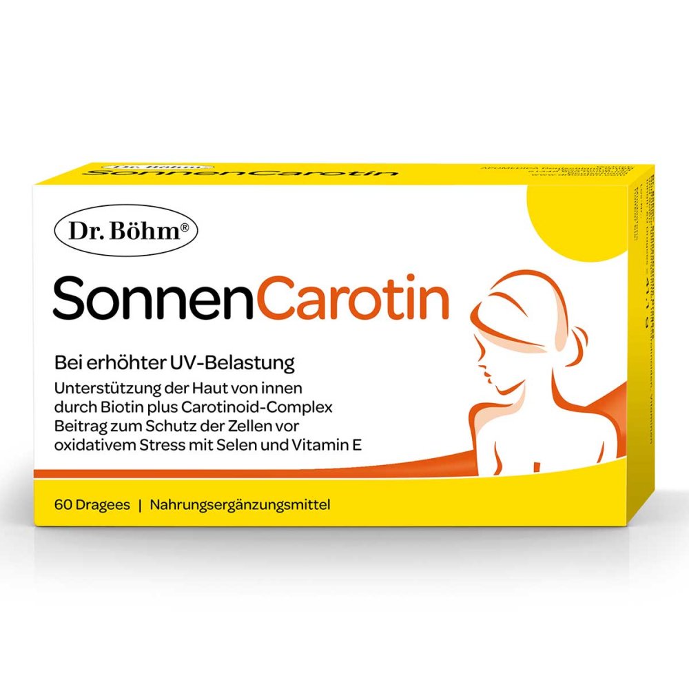 Apomedica Pharmazeutische Produkte GmbH Dr. Böhm Sonnencarotin Dragees 19383297
