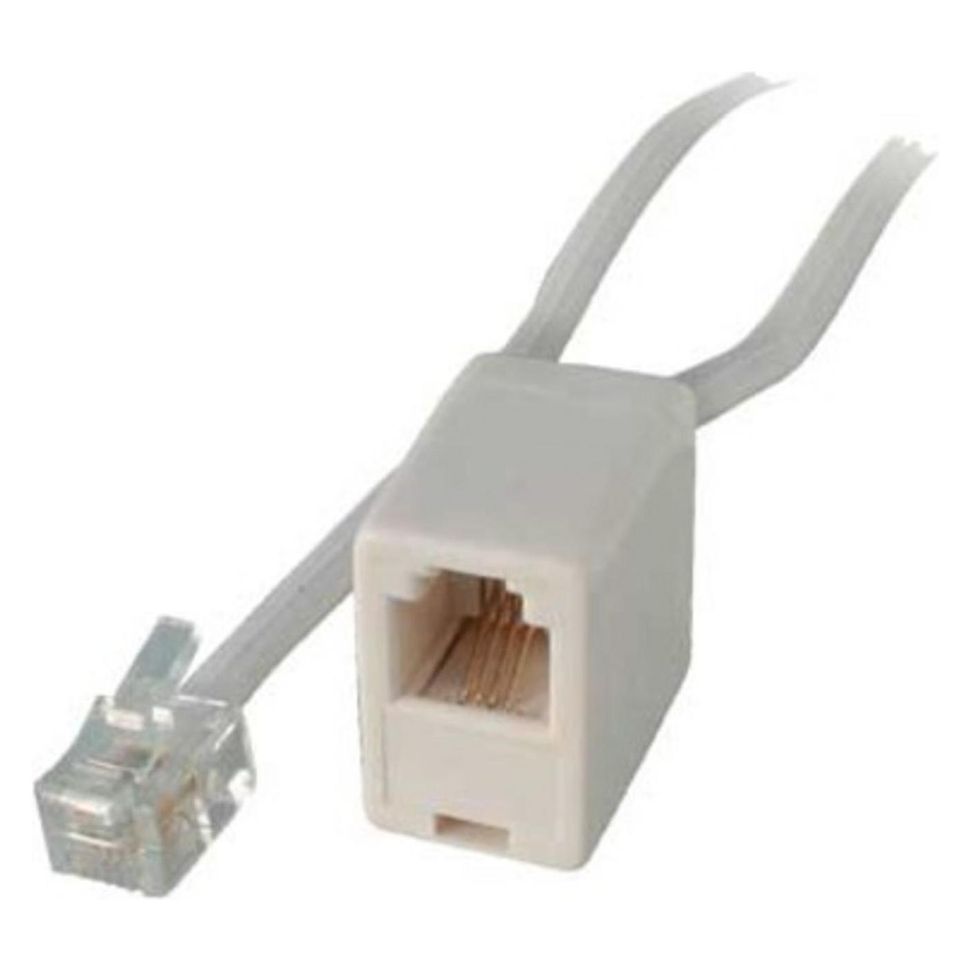 Shiverpeaks S/CONN maximum connectivity Modular RJ ISDN Telefon-Verlängerung-Western-Stecker 8/4 auf Western-Kup (70226-8/4W)