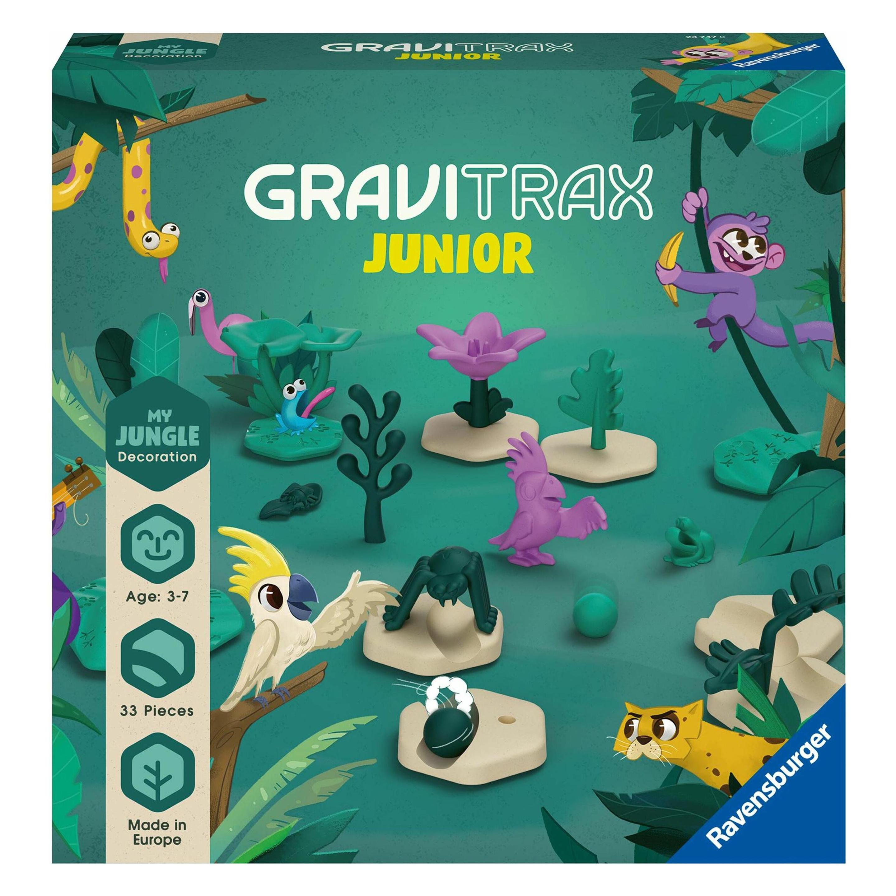 Ravensburger GraviTrax GraviTrax Junior Extension Jungle - Erweiterbare Kugelbahn (23747)