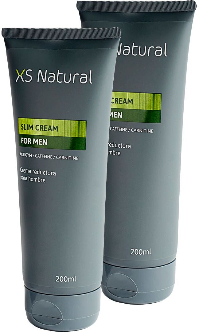 XS NATURAL Crema Reductora Hombre 2x200 ml