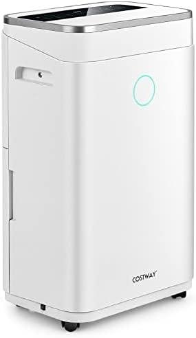 Mobile Entfeuchter 25/Tag, Luftentfeuchter 3 Modi, Dehumidifier mit 6,5L Wassertank, Weiß