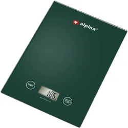 alpina Küchenwaage digital 5kg, Küchenwaage, Grün