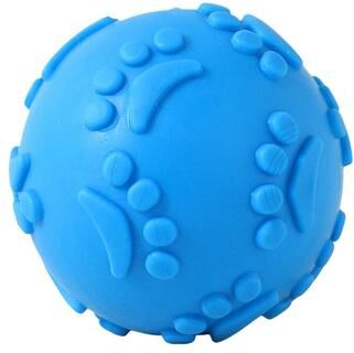 Multicon Wholesale Hub Outdoor Throwing Dog Squeak Toy Ball, Durable Chewing Training Ball, Pet Supplies Recovery Toy For Active Dogs blue