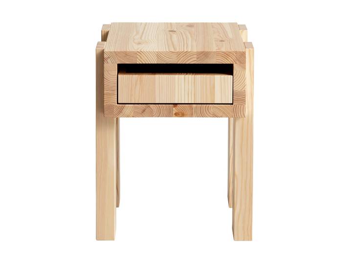 Vaarnii 003 Stilts Side Table Beistelltisch Matt geöltes Wachs Kiefer 40x36x45 cm