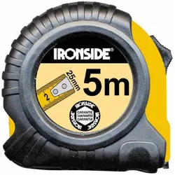 IRONSIDE Rollbandmaß mit Stop 8 m,