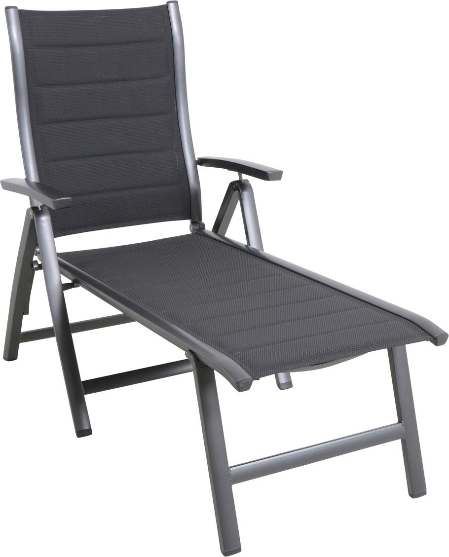 Royal Garden Richmond Gartenliege Aluminium/Polyester Iron Grey/Anthrazit