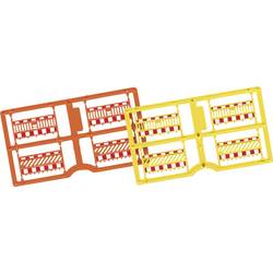 Busch 1108 H0 Schrankenzaun, orange/gelb Bausatz