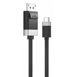 ALOGIC FUSCDP1M Videokabel-Adapter 1 m USB Typ-C DisplayPort Schwarz