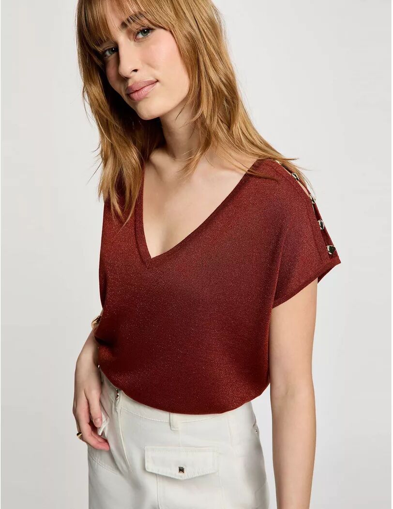 Morgan - Pullover, für Damen, Braun Größe M