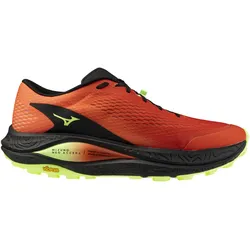 Mizuno Neo Accera Unisex Trailrunning-Schuh – Orange / Lime Pulp / Black – Größe 42.5