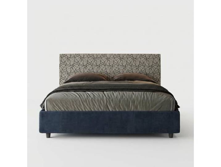 Polsterbett 160x190 mit Stauraum, modern, Arla Norris Era - Blau