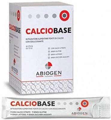 Abiogen Pharma Spa Calciobase Integratore Di Calcio Per Ossa E Muscoli 30 Stick