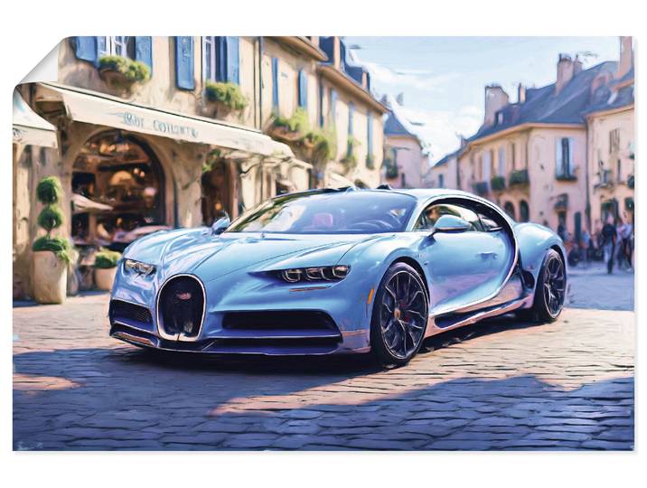 Artland Chiron Auto 1 Stk. tlg. als Alubild, Leinwandbild, Poster, Wandaufkleber in verschied. Grössen
