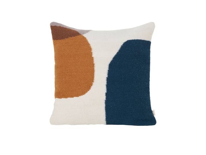 Ferm Living - Kelim Kissen, 50 x 50 cm, merge