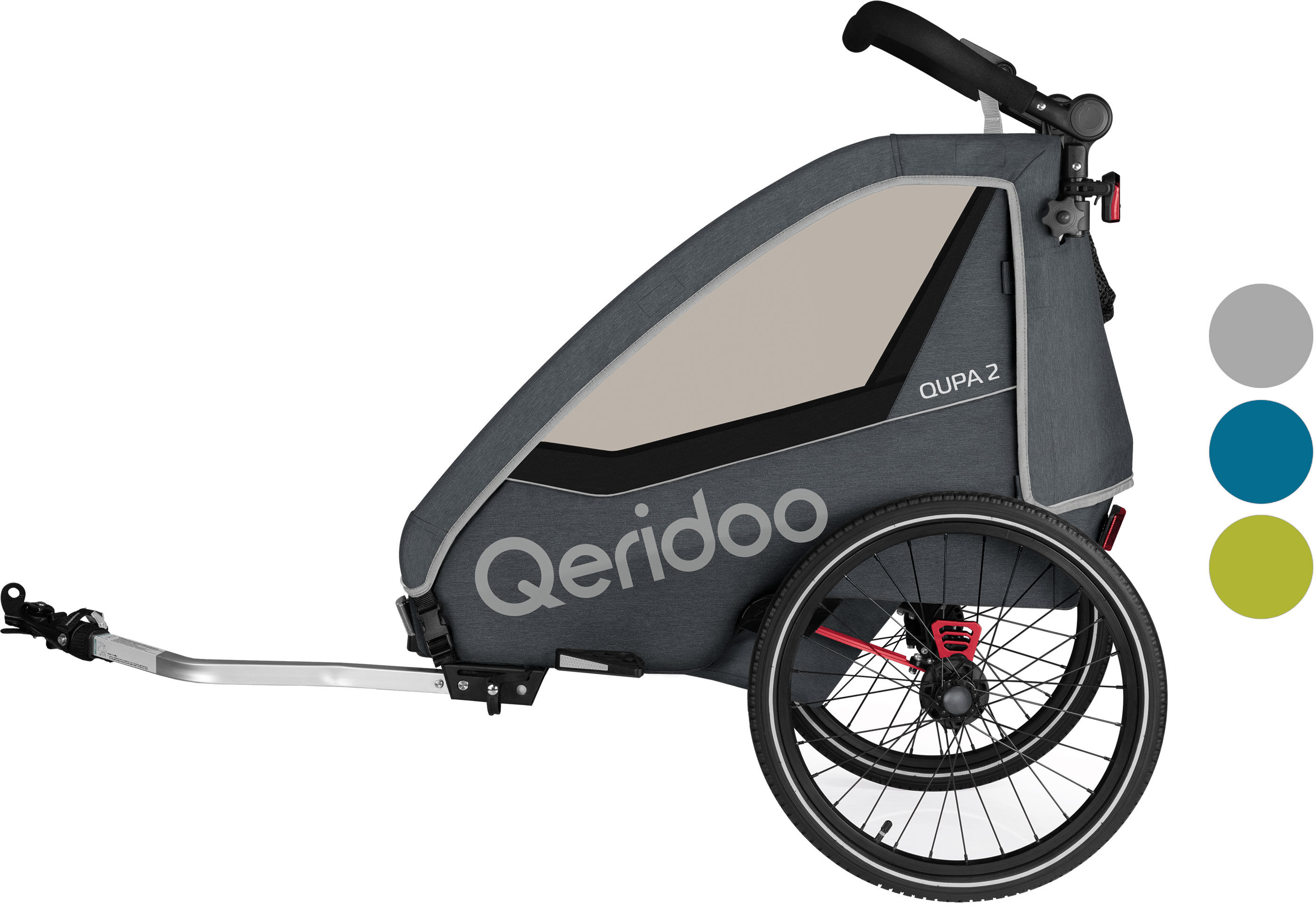 QERIDOO Fahrradanhänger QUPA 2