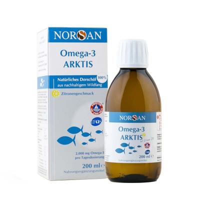 Norsan Omega-3 Arktis mit Vitamin D3 flüssig 200 ml Flüssigkeit