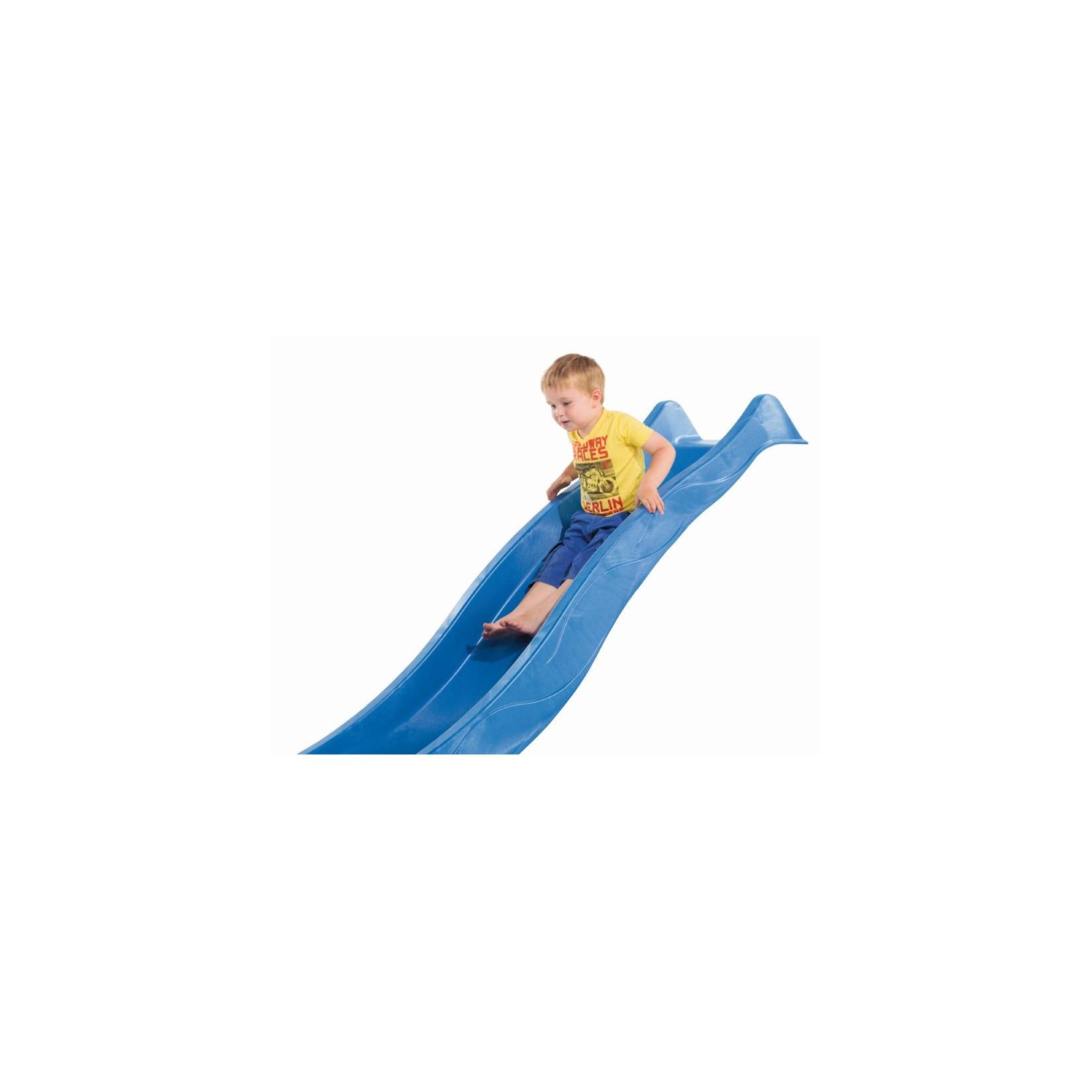 Karibu Wellenrutsche 2,5 m blau Spielrutsche Kinderrutsche Wasserrutsche