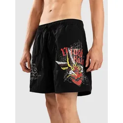 Ninth Hall 16.5" Sacred Feather Boardshorts black / multi hit Gr. S