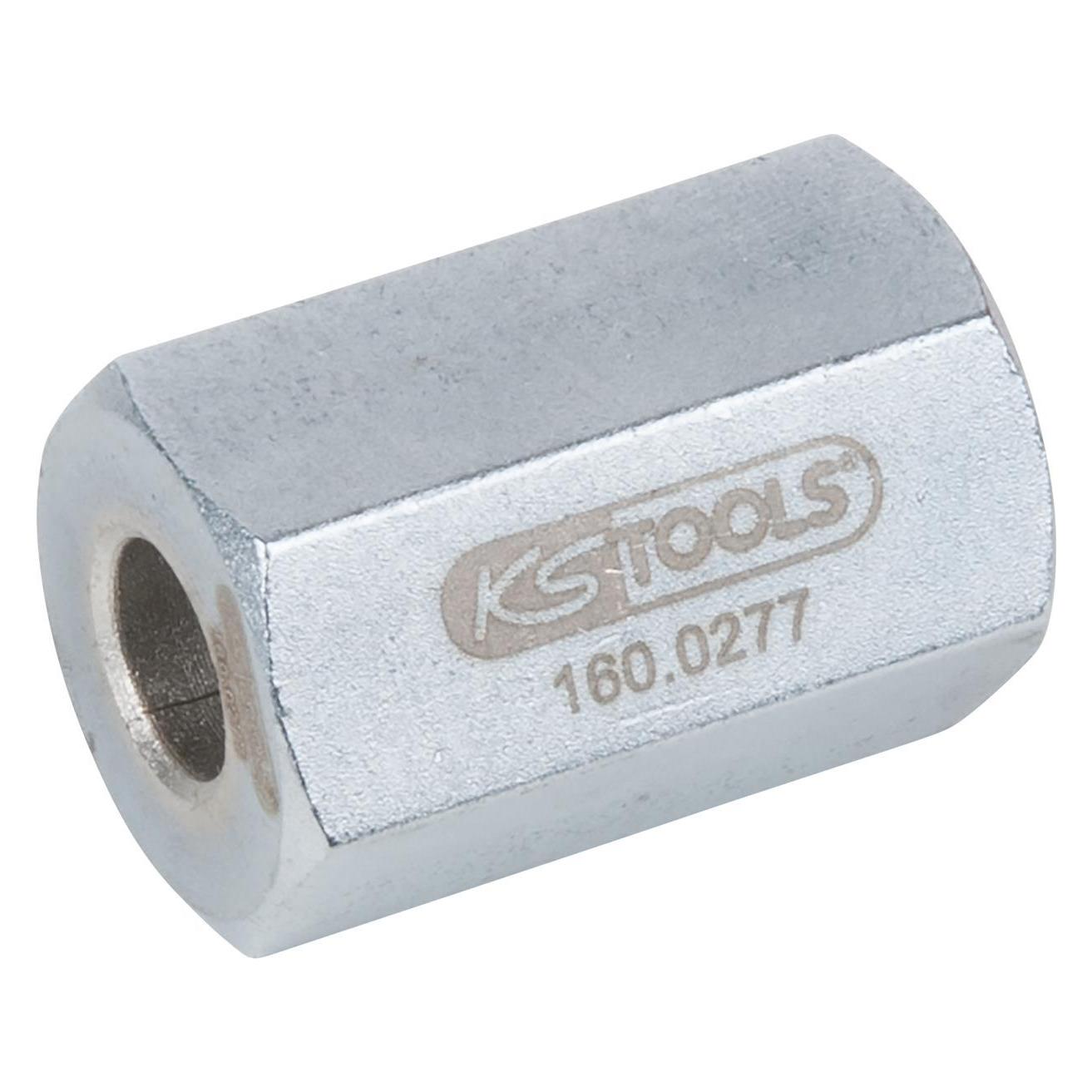 KS Tools Mutter, Aussensechskant 19 mm, Innendurchmesser 6 mm (160.0277)