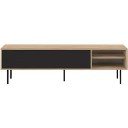 TemaHome »Ampere« TV-Schrank Schwarz mit Eiche 165x48x40 cm