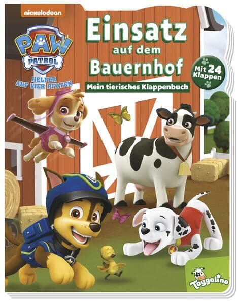 Panini - PAW Patrol: Einsatz auf dem Bauernhof - Mein tierisches Klappenbuch: Pappbilderbuch mit vielen Klappen: Pappbilderbuch mit Klappen - Preis vom 04.10.2026 03:51:26 h