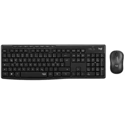 Logitech MK295 Silent (DE, Kabellos), Tastatur, Schwarz