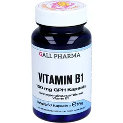 Vitamin B1 100mg Gph Kapseln 60 ST