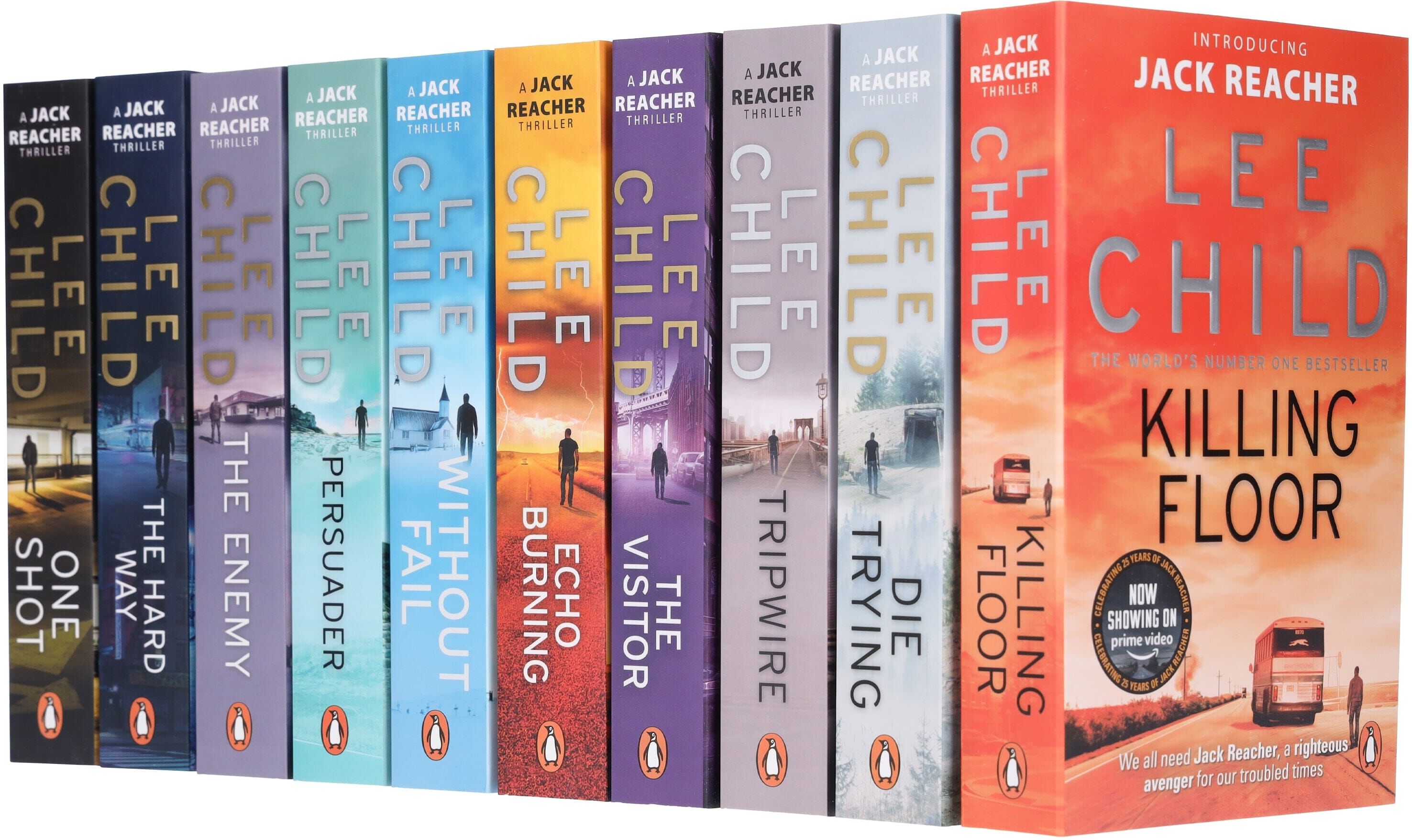 Jack Reacher by Lee Child: Books 1-10 Collection Set - Fiction - Paperback Penguin Random House