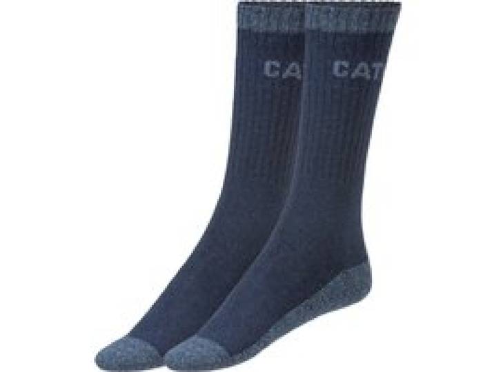 CATERPILLAR Chaussettes de travail thermiques homme (bleu foncé, 43-46)