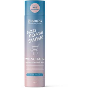 Bellaria WC-Reiniger WC-Schaum, Deep Ocean, Pulver, mit frischem Meeresduft, Pack 700g