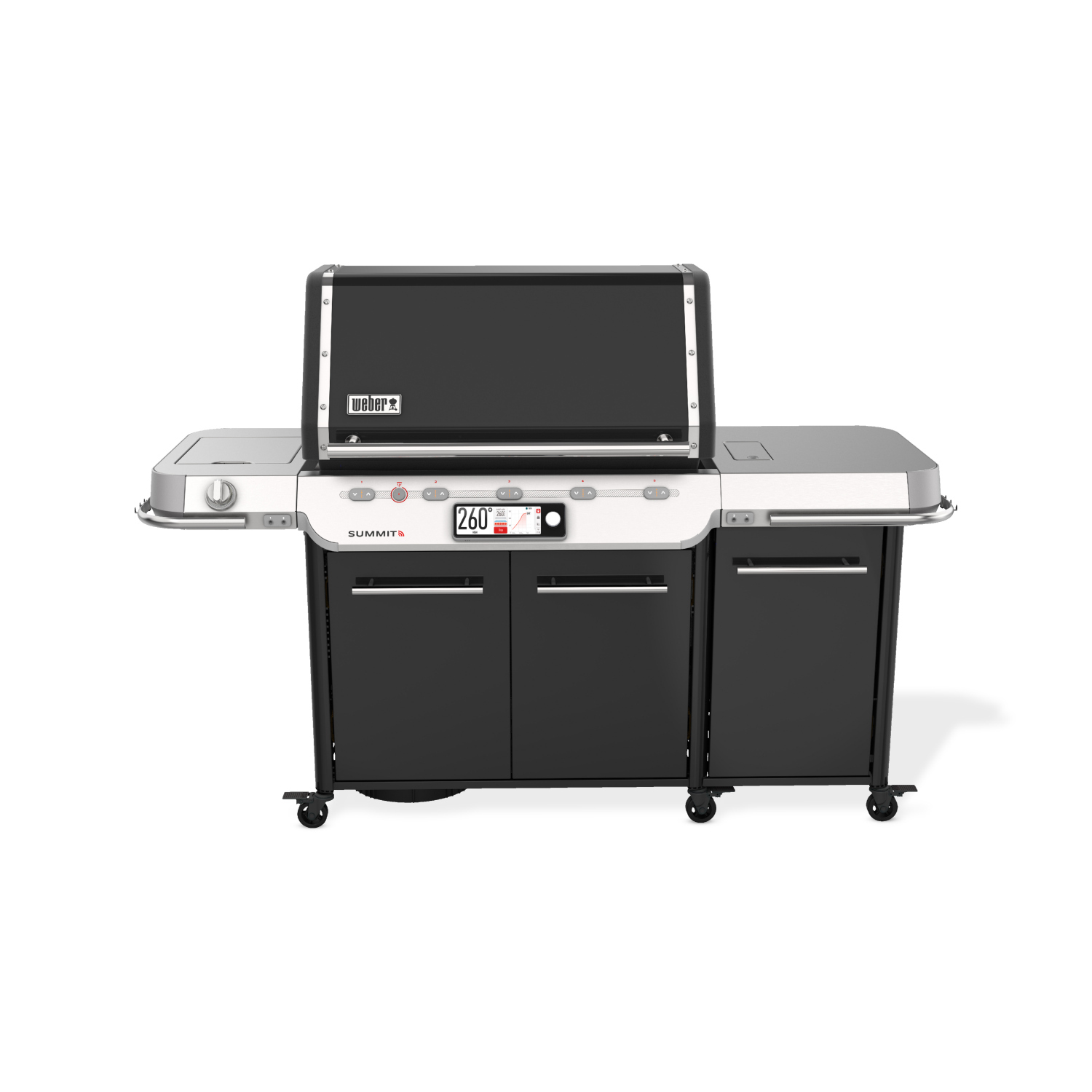 Weber Summit FS38X E Smart Gasgrill 5 Brenner Gasgriller - schwarz