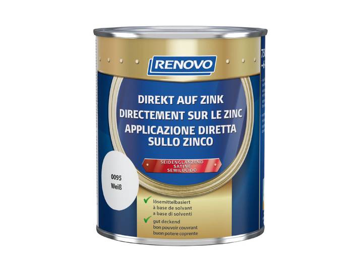 Renovo Speziallack auf Zink 750 ml