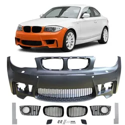 Frontstoßstange mit PDC und SRA mit Grill passend für BMW 1er E81 E82 E87 E88 04-11