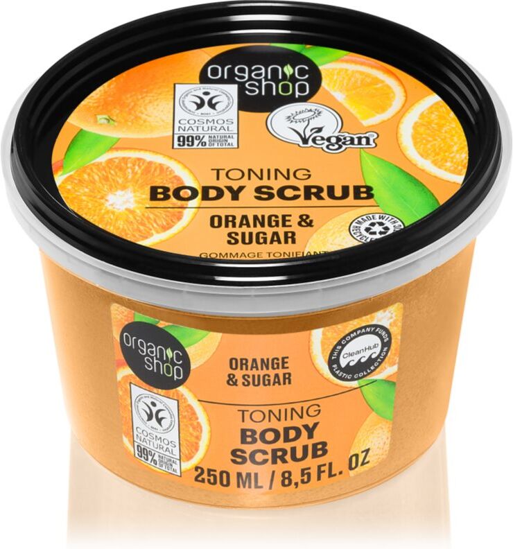 Organic Shop Orange & Sugar tonisierendes Peeling für den Körper 250 ml