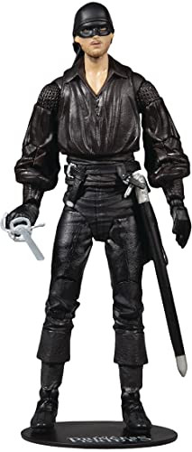 McFarlane Toys The Princess Bride Westley Dread Pirate Roberts Action Figure met accessoires, 18 cm, zwart