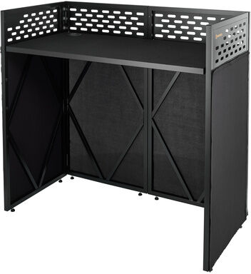 Roadworx DJ Table ALU Black Noir