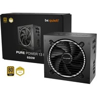 Pure Power 13 M 650W, PC-Netzteil schwarz, 1x 12-Pin High Power GPU, 2x PCIe, Kabel-Management , 650 Watt